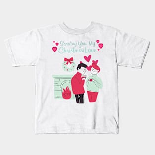 Relationship Christmas With you Babe Kids T-Shirt